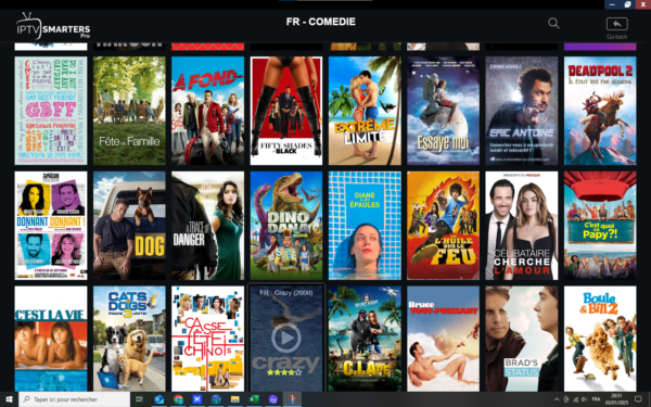 Comédie française. Une grande bibliothèque de VOD de comédie française
