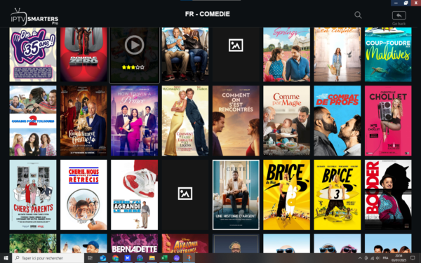 Comédie française. Une grande bibliothèque de VOD de comédie française
